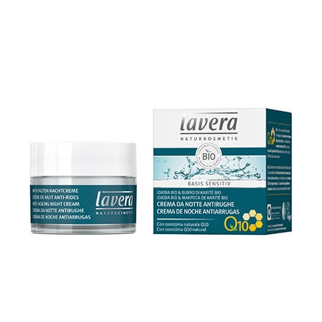 Lavera Crema Noche Q10 Basis Sensitiv 50ml