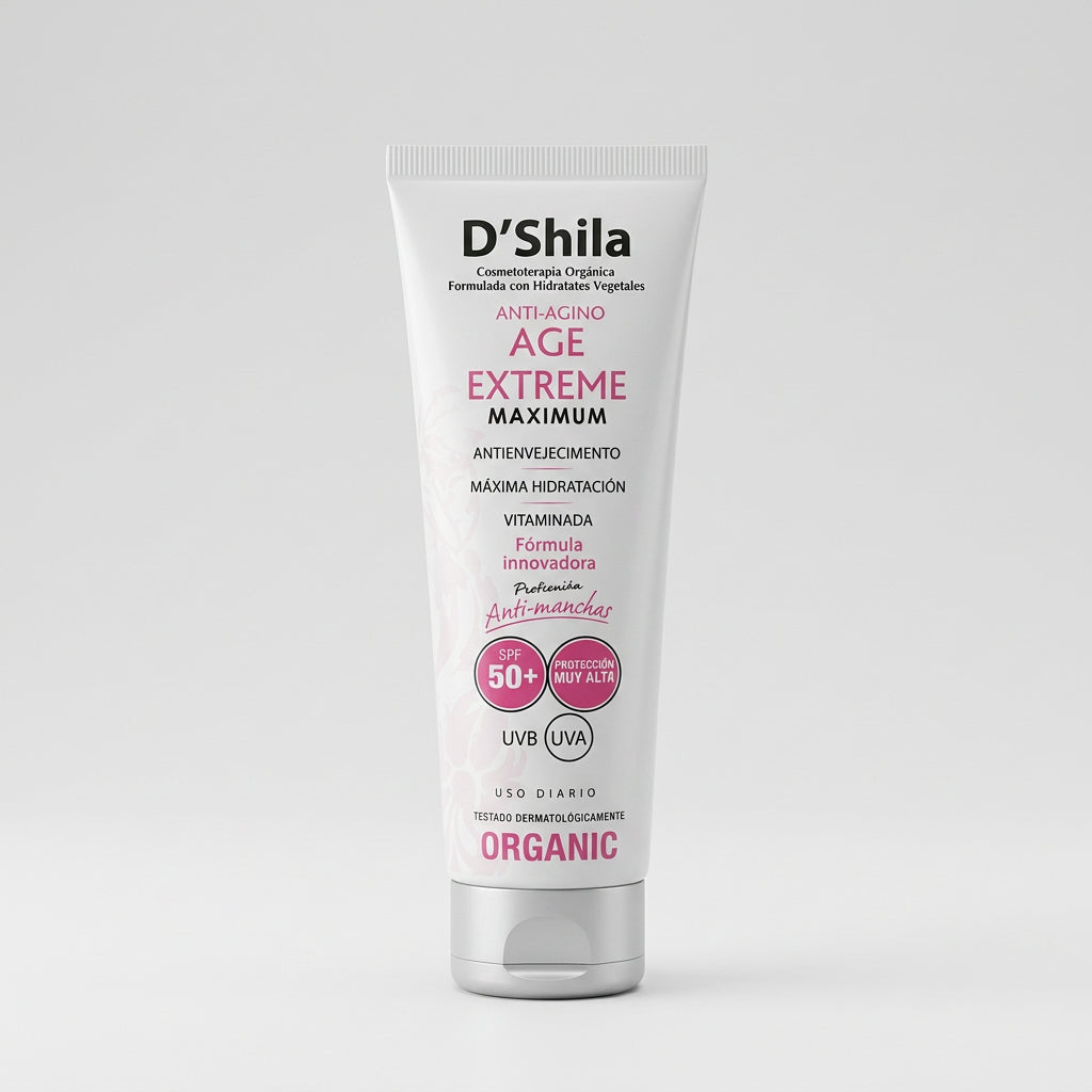D'Shila Age Extrem Crema Facial SPF50 60g - DSHILA - cosmética