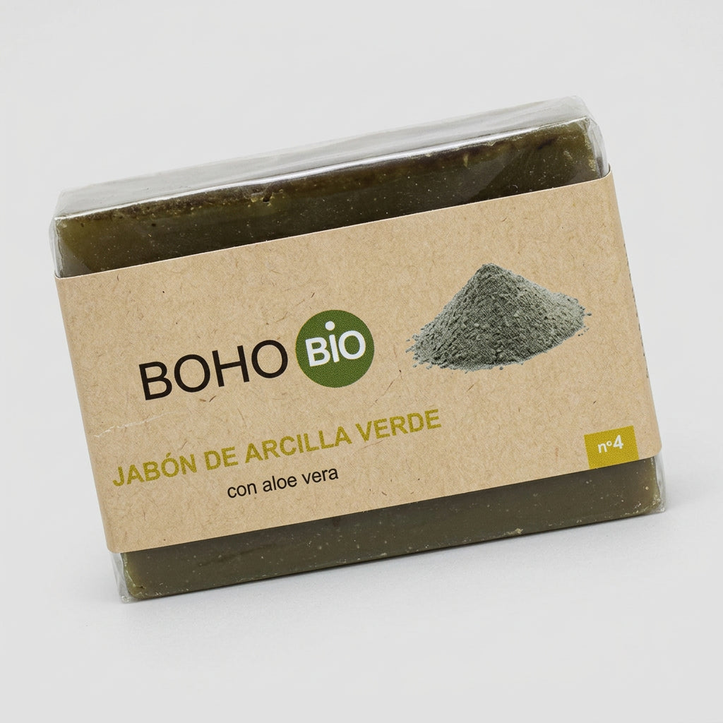Boho Jabón de Arcilla Verde Bio 100g - BOHO - cosmética natural