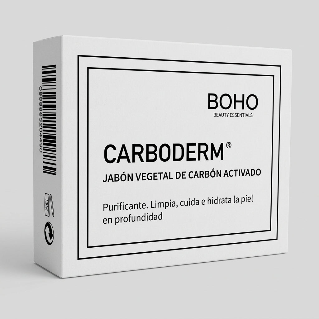 Boho Carboderm Jabón de Carbón Activado 100g - BOHO - cosmética natural