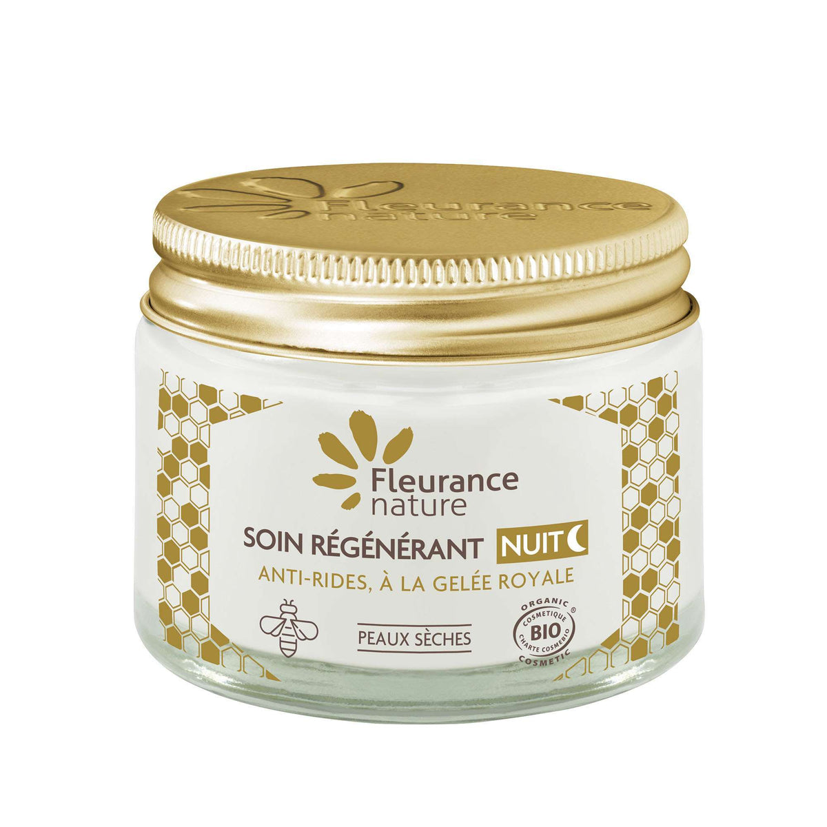 Fleurance Nature Crema de Noche Regenerante con Jalea Real Bio 50ml - FLEURANCE NATURE - cosmética natural