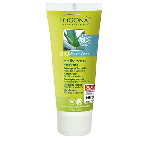 Logona Crema De Manos De Aloe y Verbena De Uso Diario. 100ml