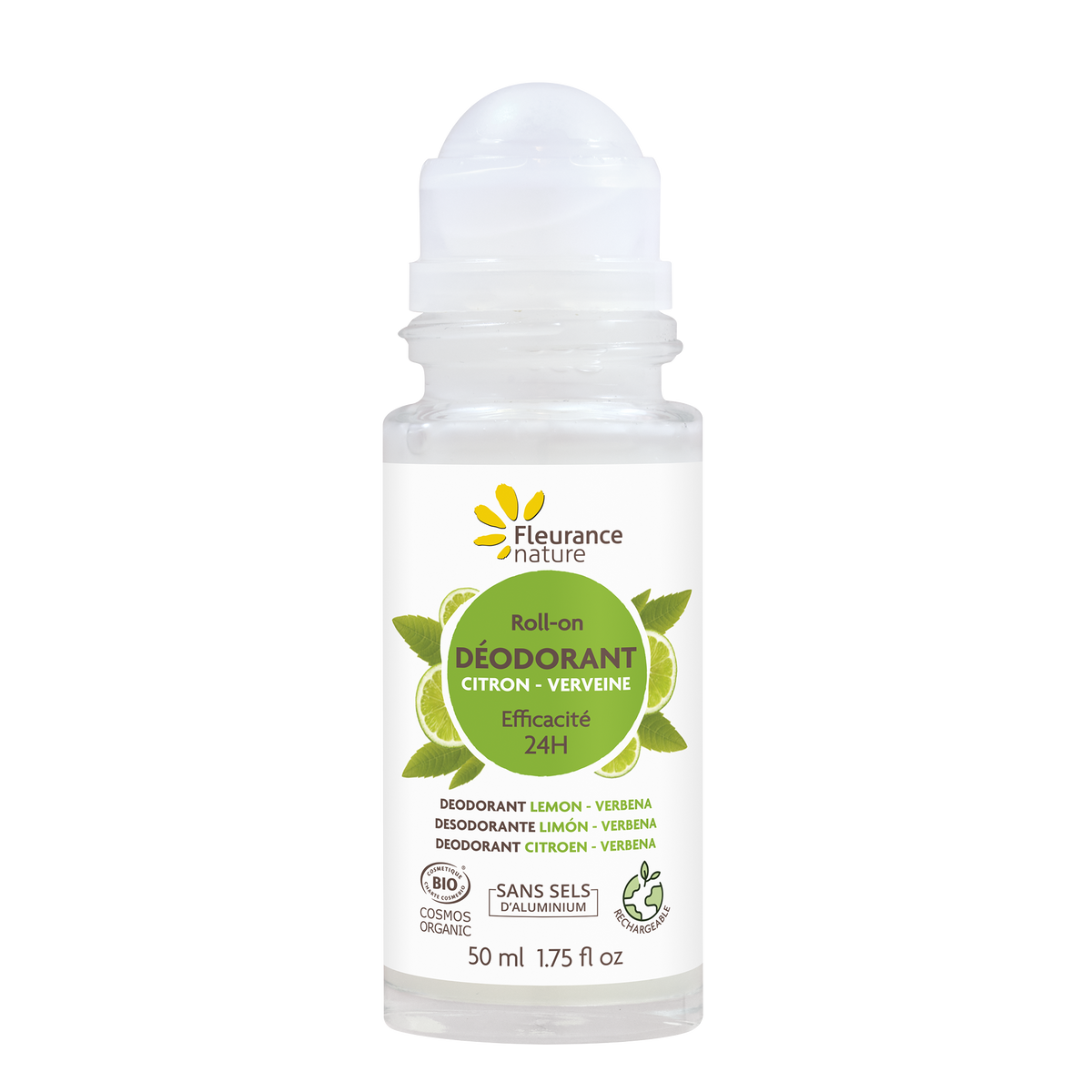 Fleurance Nature Desodorante Roll-on de Limón y Verbena 50ml - FLEURANCE NATURE - cosmética natural