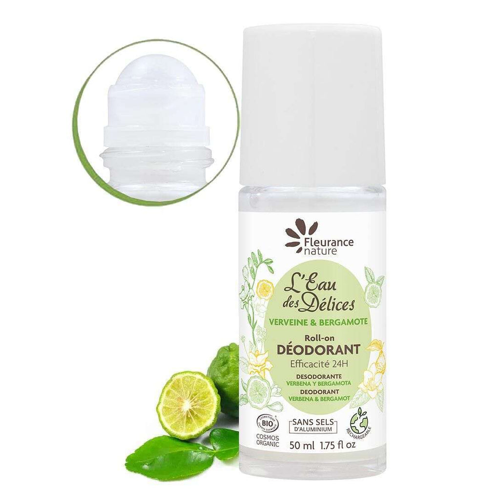 Fleurance Nature Desodorante Roll-on de Verbena y Bergamota 50ml - FLEURANCE NATURE - cosmética natural