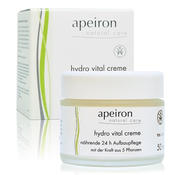 Apeiron Crema Hidratante Vital 24 Horas 50ml