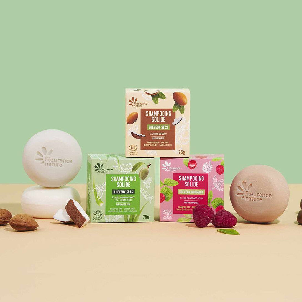 Fleurance Nature Champú Sólido para Cabello Seco 75g - FLEURANCE NATURE - cosmética natural