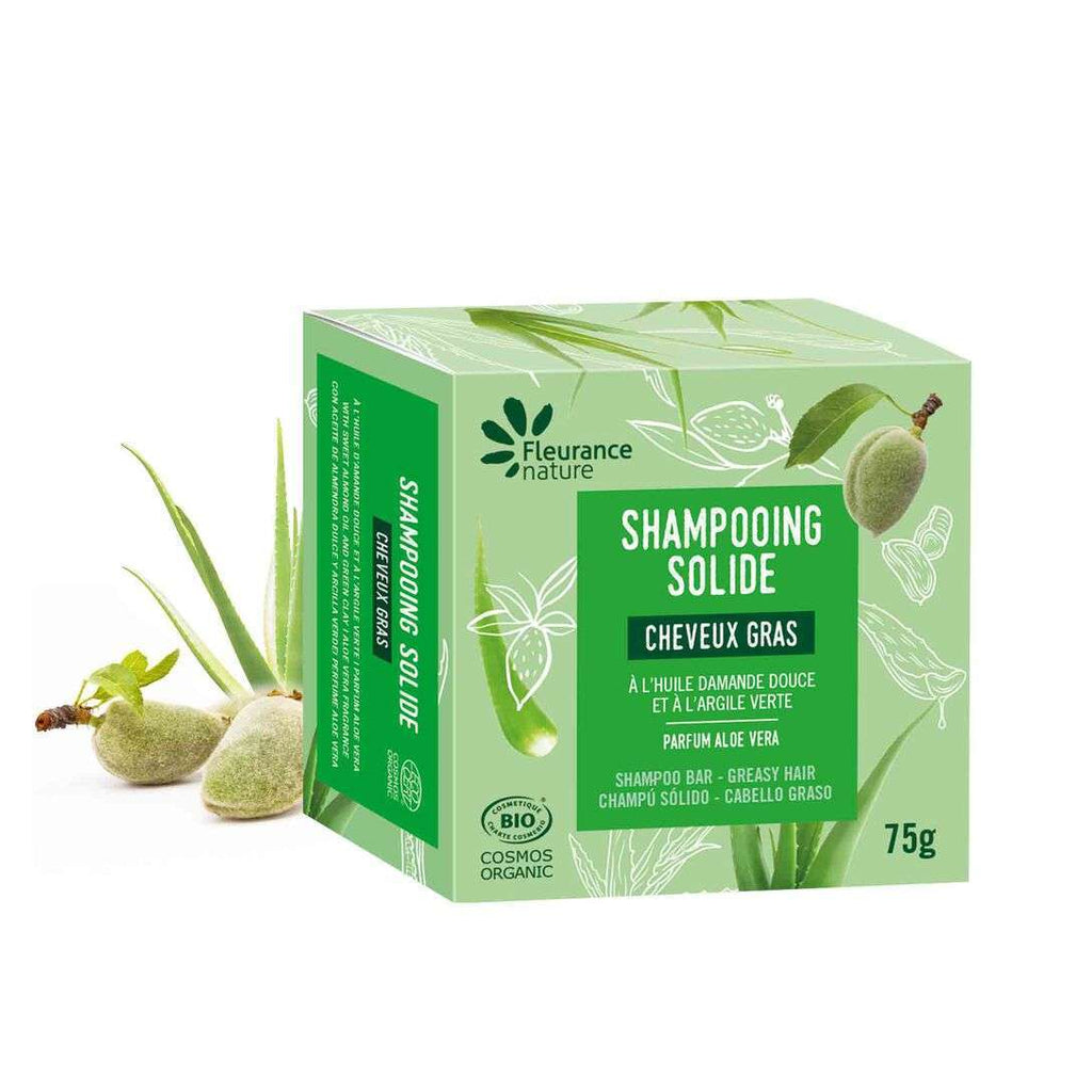 Fleurance Nature Champú Sólido para Cabello Graso 75g - FLEURANCE NATURE - cosmética natural