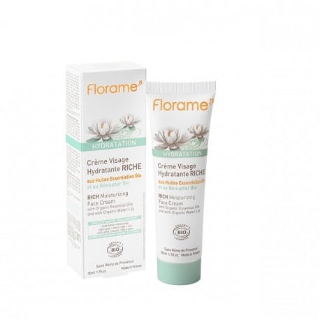 Florame Crema Facial Hidratación Intensa con Nenúfar BIO 50ml
