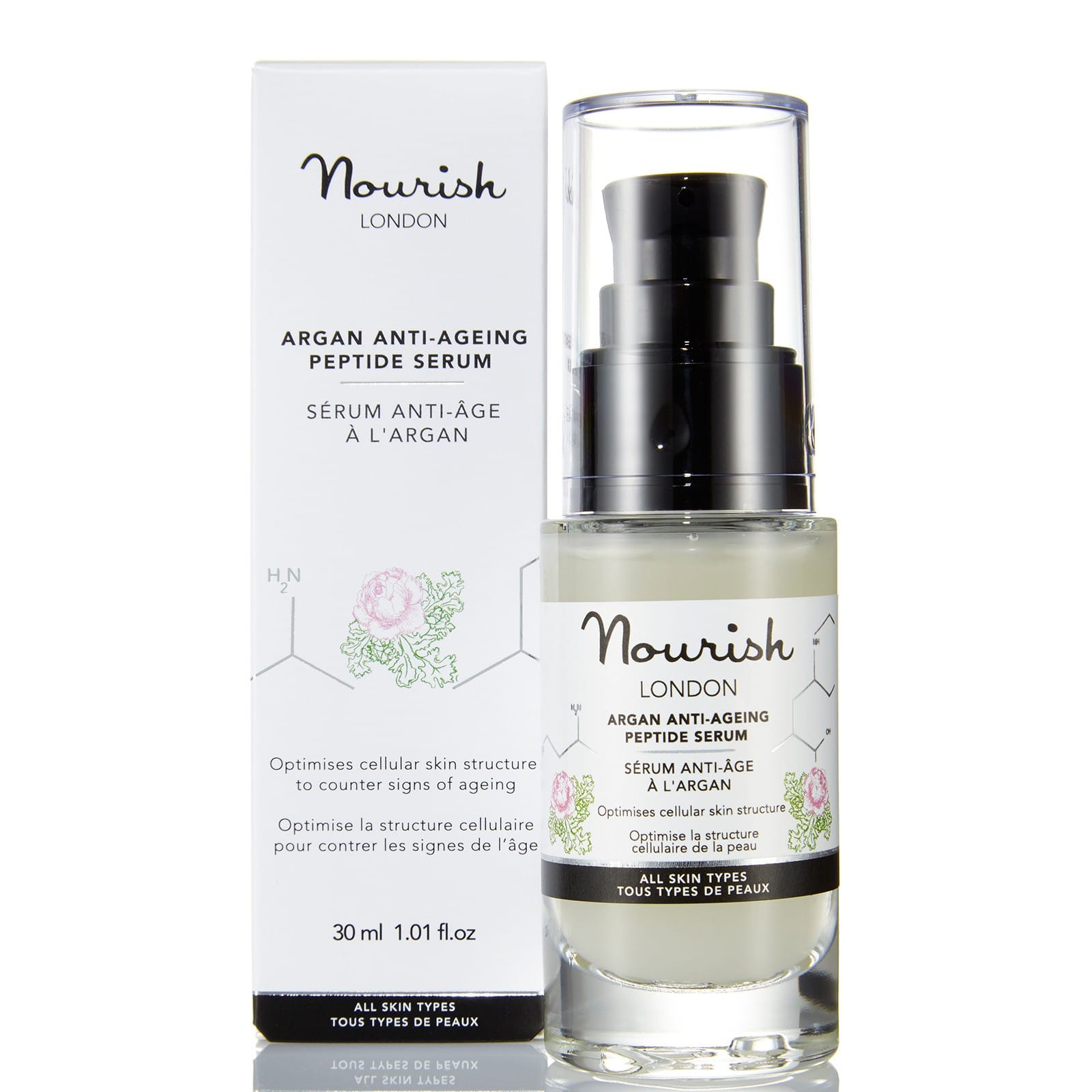 Nourish Sérum Anti-edad con Argán y Kale 30ml