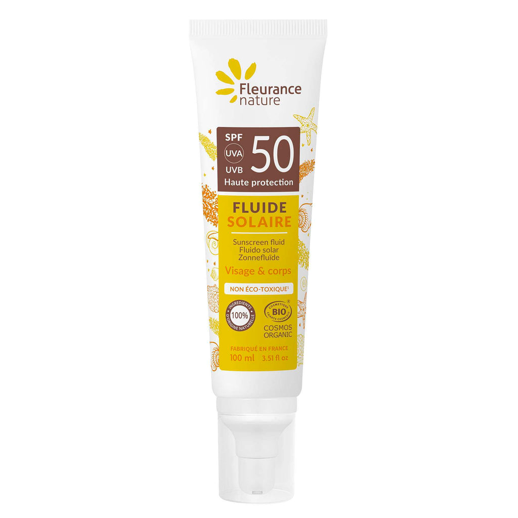 Fleurance Nature Fluido Solar SPF50 100ml - FLEURANCE NATURE - cosmética natural