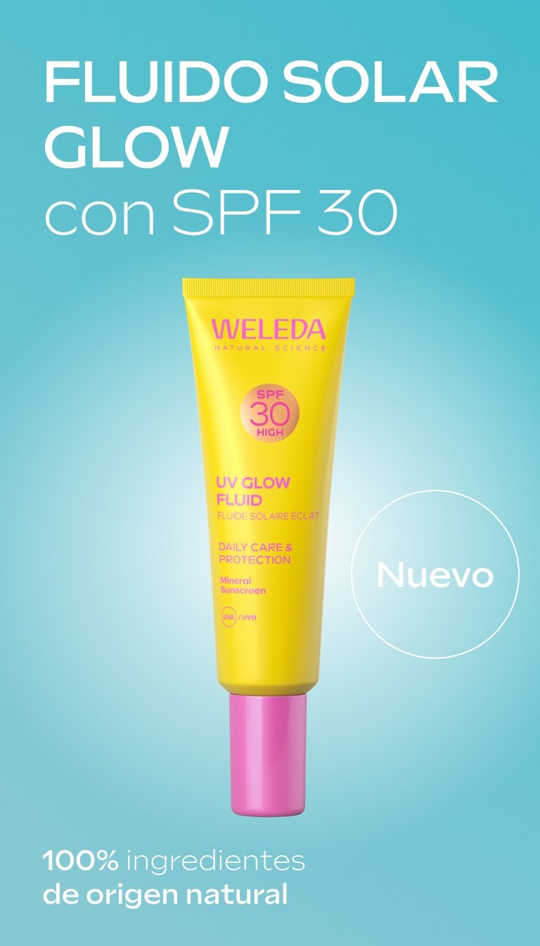 Weleda Fluido Solar Glow SPF30 30ml - WELEDA - cosmética natural