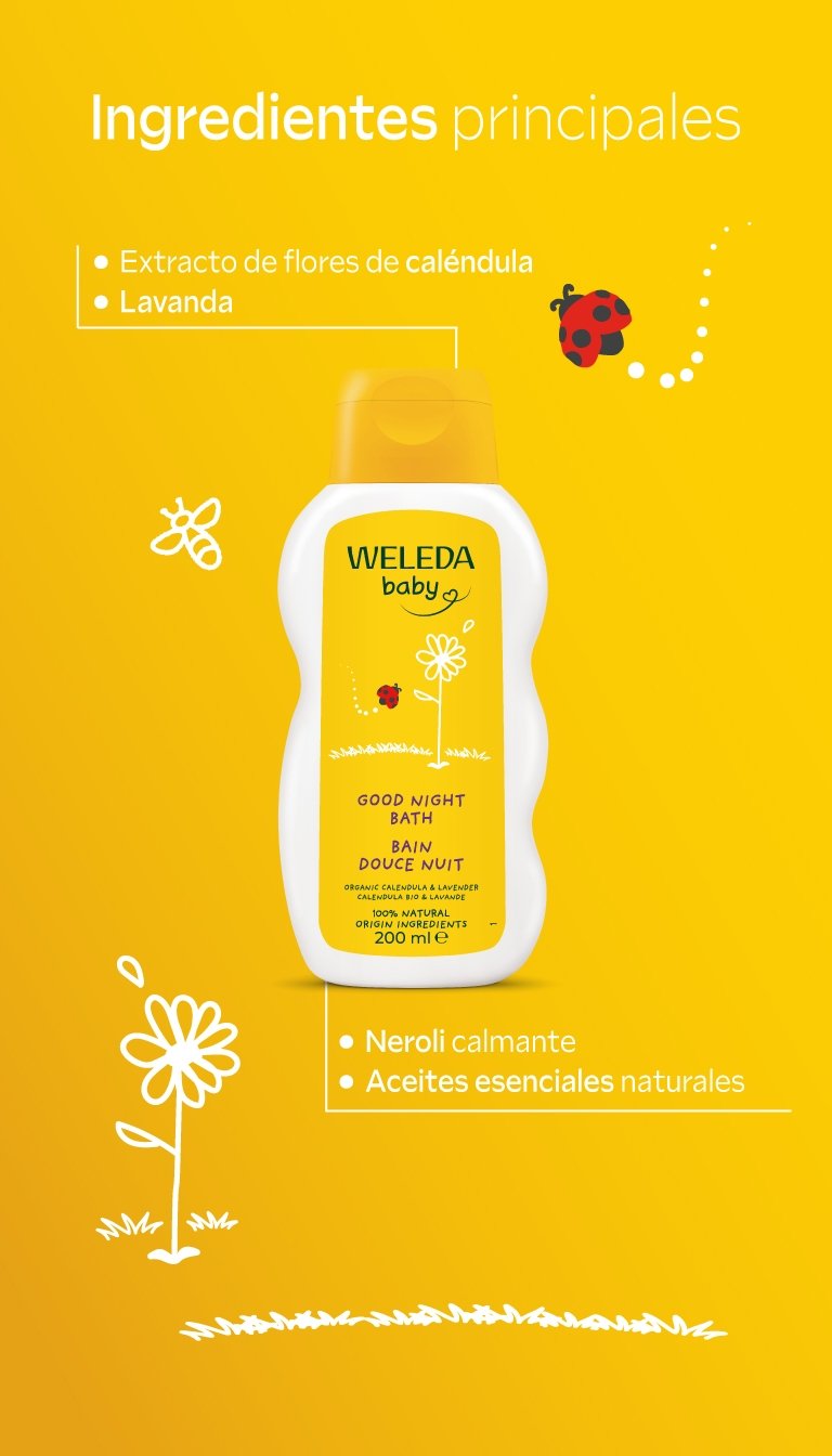 Weleda Baño Buenas Noches Bebé 200ml - WELEDA - cosmética natural