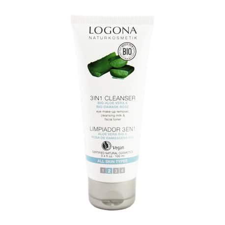 Logona Leche Limpiadora 3en1 con Aloe Vera 100ml