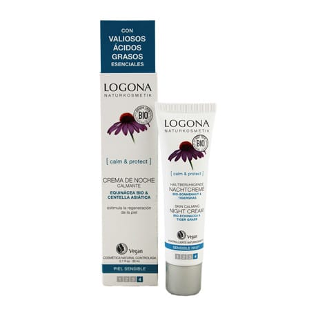 Logona Crema de Noche Calmante de Equinacea Bio 30ml