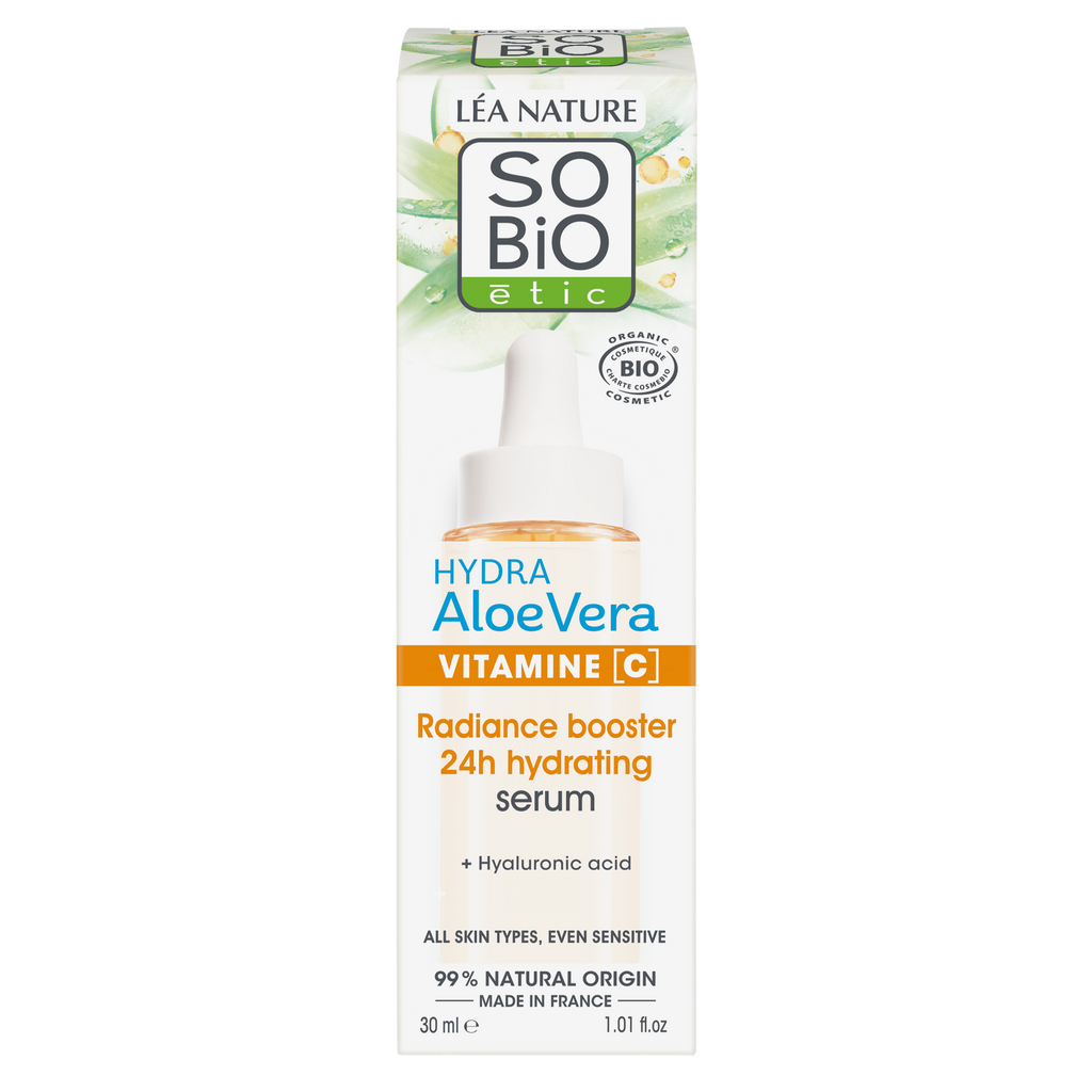 SO'BiO étic Sérum Hidratante Iluminador con Vitamina C HYDRA Aloe Vera 30ml - SO'BIO ETIC - cosmética natural