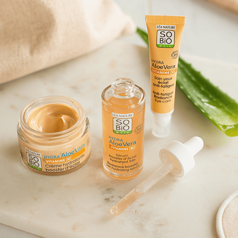 SO'BiO étic Crema Hidratante Iluminadora con Vitamina C HYDRA Aloe Vera 50ml - SO'BIO ETIC - cosmética natural