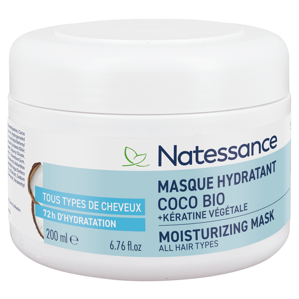 Natessance Mascarilla Hidratante de Coco 200ml - NATESSANCE - cosmética