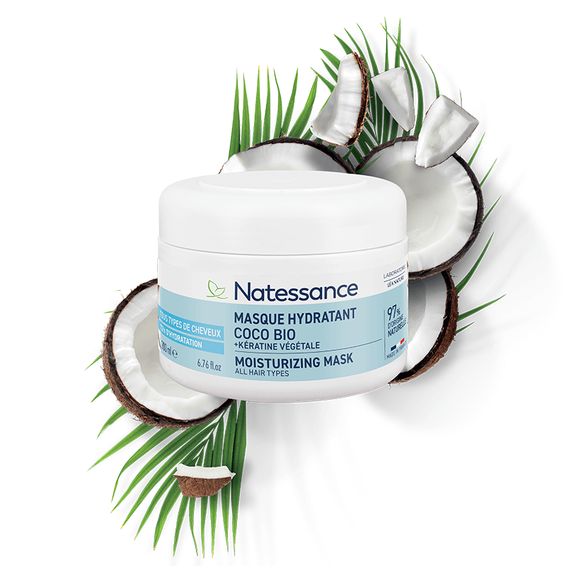 Natessance Mascarilla Hidratante de Coco 200ml - NATESSANCE - cosmética