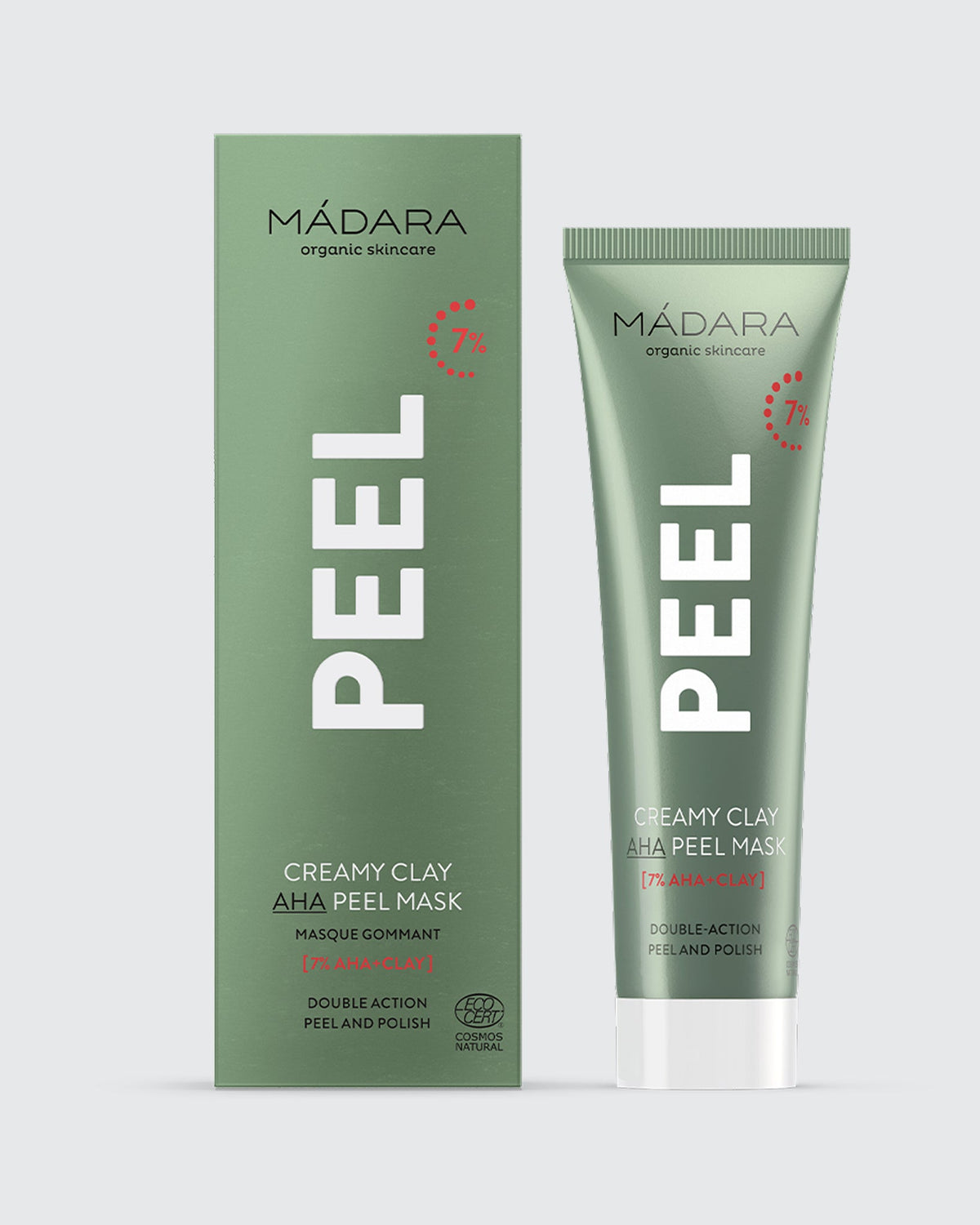 Mádara Peel Mascarilla Exfoliante de Arcilla AHA 60ml - foto 6