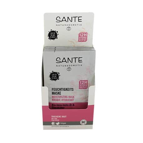 Sante Mascarilla Hidratante con Aceite De Inca Inchi y Karite Bio 2X4ml