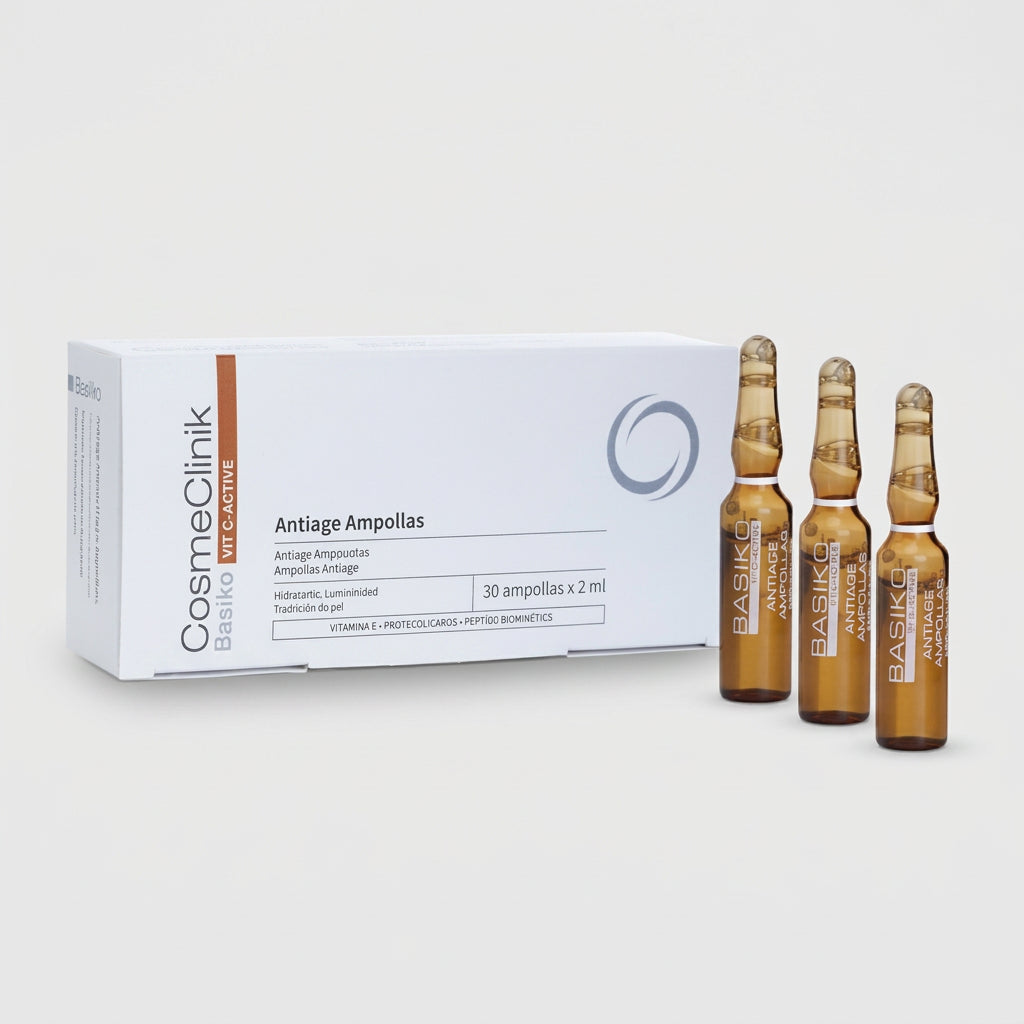 Basiko Antiage Ampollas con Vitamina C y Proteoglicanos 30 Ampollas - BASIKO - cosmética natural