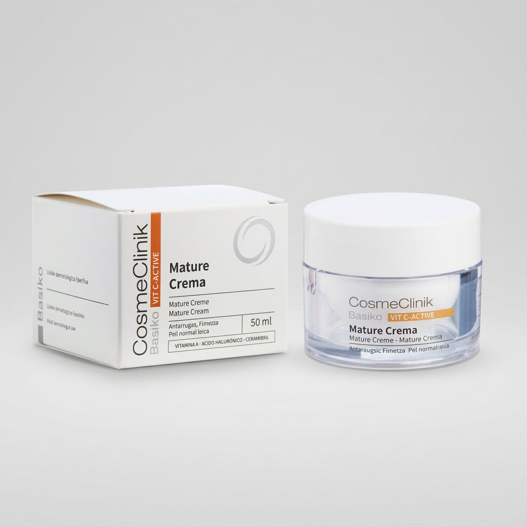 Basiko Mature Crema Facial con Vitamina C Piel Madura 50ml - BASIKO - cosmética natural