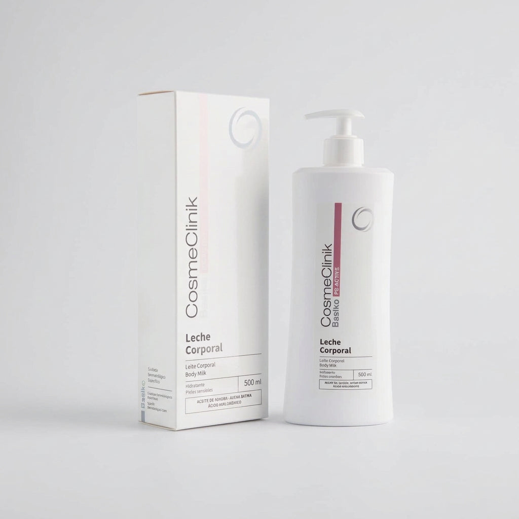Basiko Leche Corporal Hidratante Piel Seca 500ml - BASIKO - cosmética natural