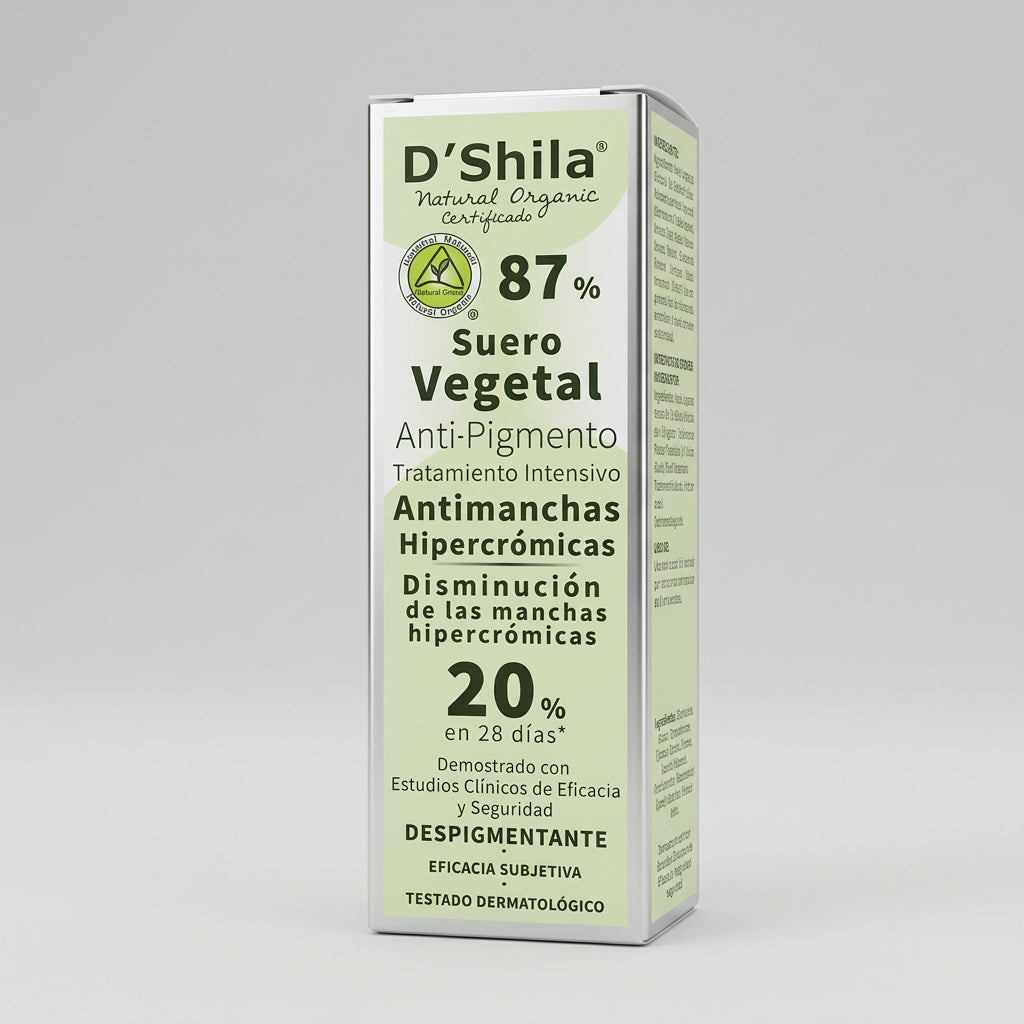 D'Shila Sérum Vegetal Anti-Pigmento 20ml - DSHILA - cosmética