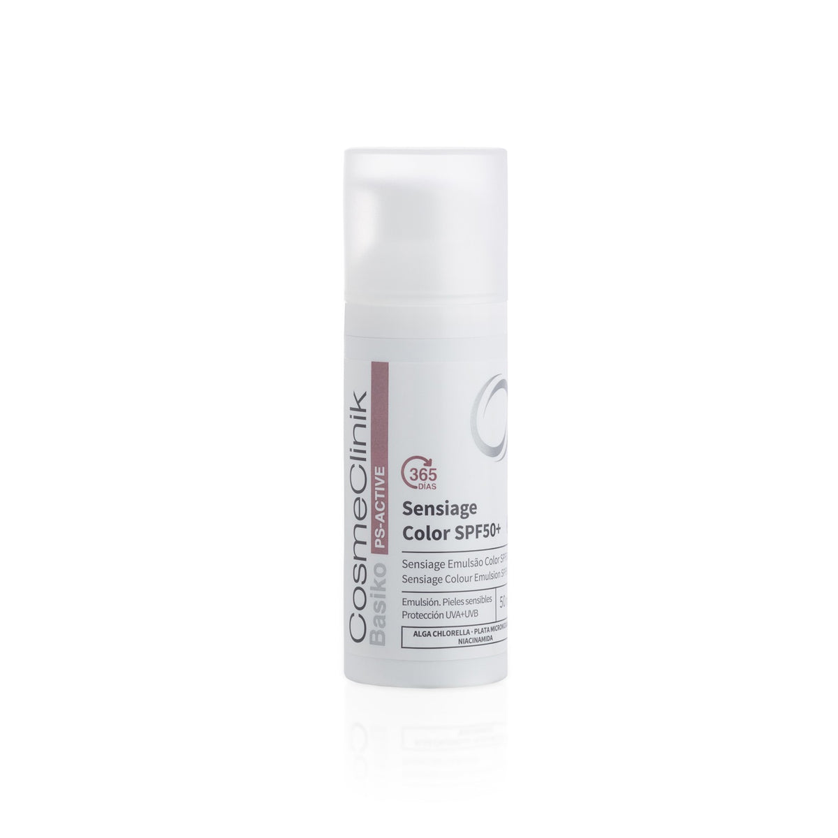 Basiko Sensiage Color Protector Solar Facial con Color Piel Sensible 50ml - BASIKO - cosmética natural
