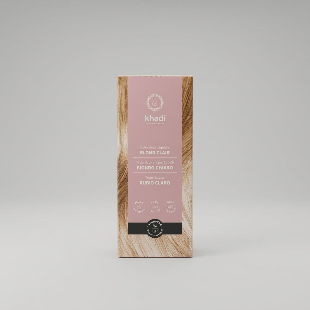 Khadi Tinte Vegetal Rubio Claro 100g - KHADI - cosmética