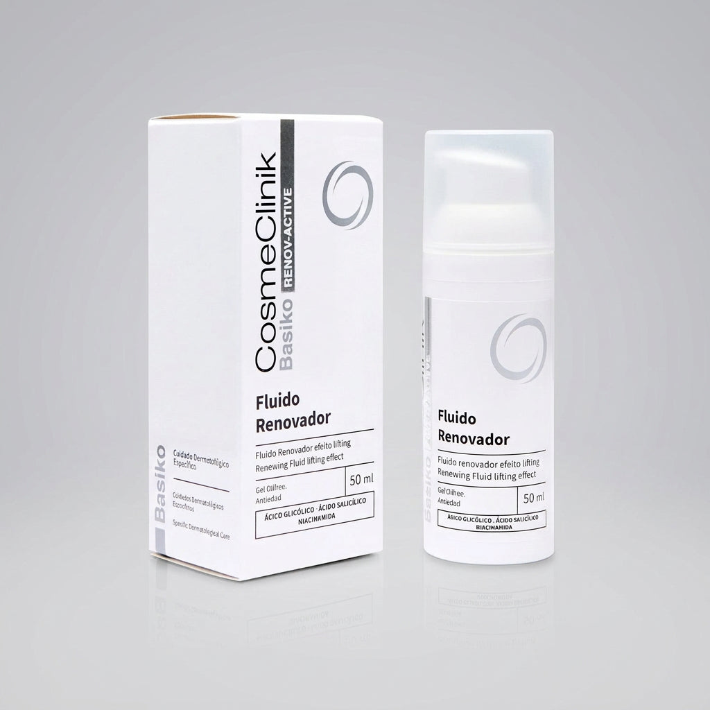 Basiko Fluido Renovador Gel con Ácido Glicólico y Salicílico 50ml - BASIKO - cosmética natural