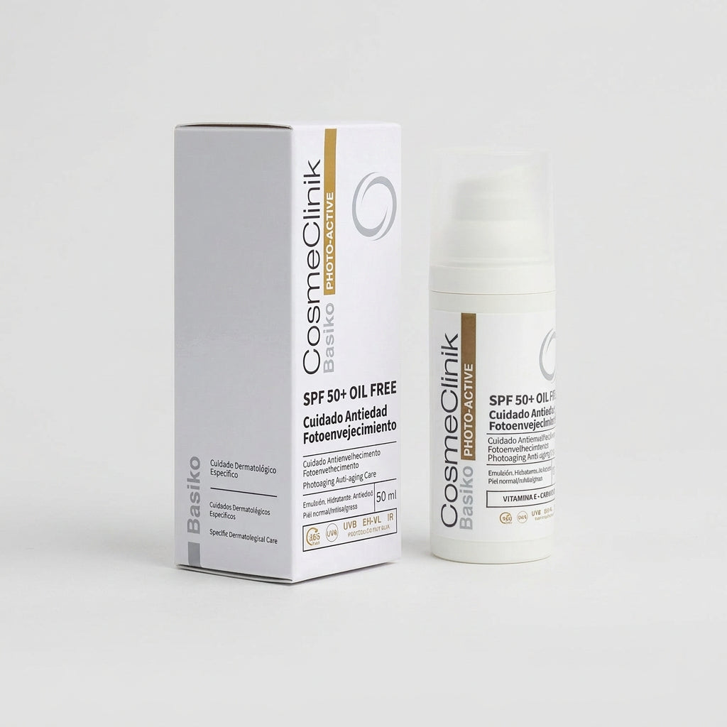 Basiko Protector Solar Facial SPF50+ Oil Free 50ml - BASIKO - cosmética natural