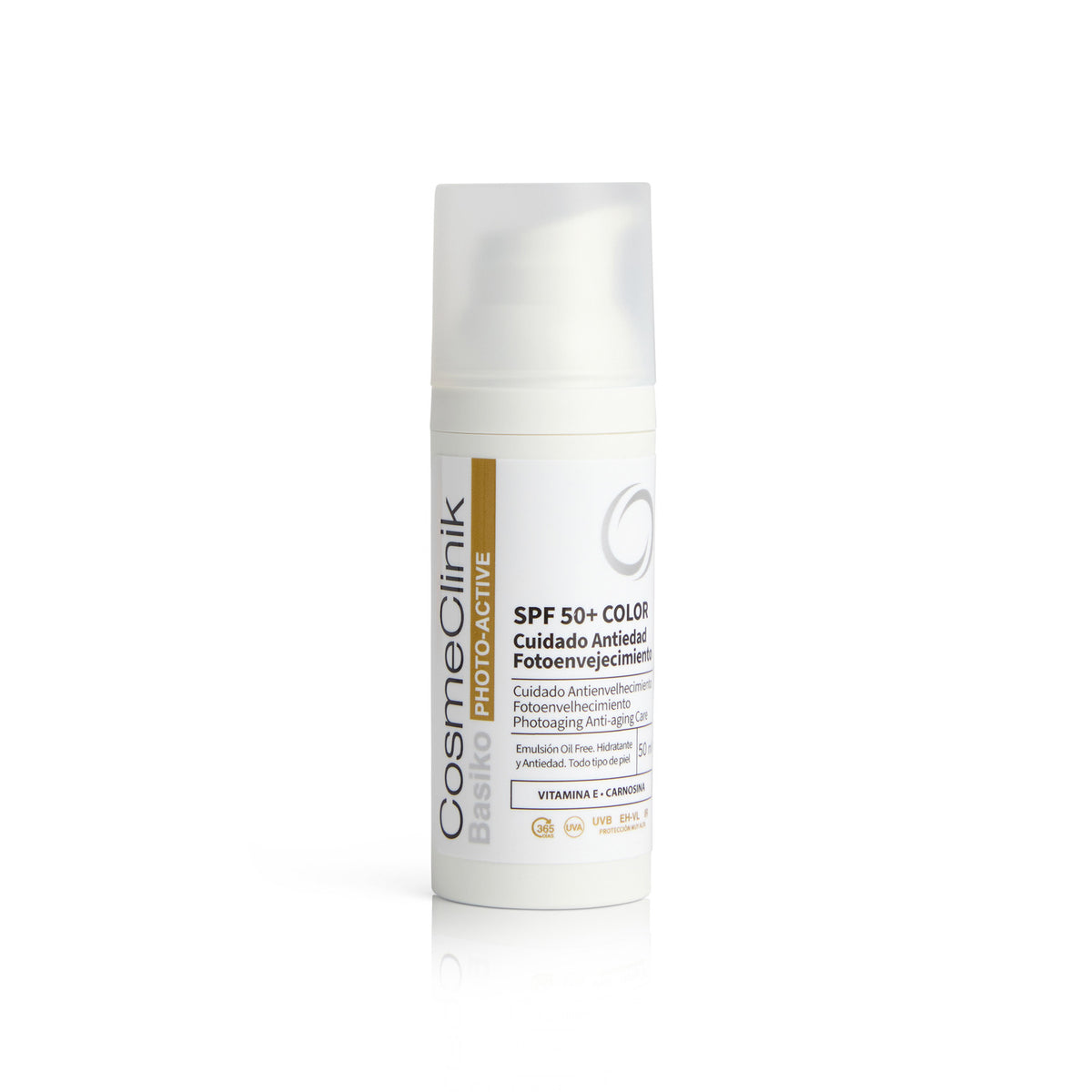 Basiko Protector Solar Facial SPF50+ Color 50ml - BASIKO - cosmética natural