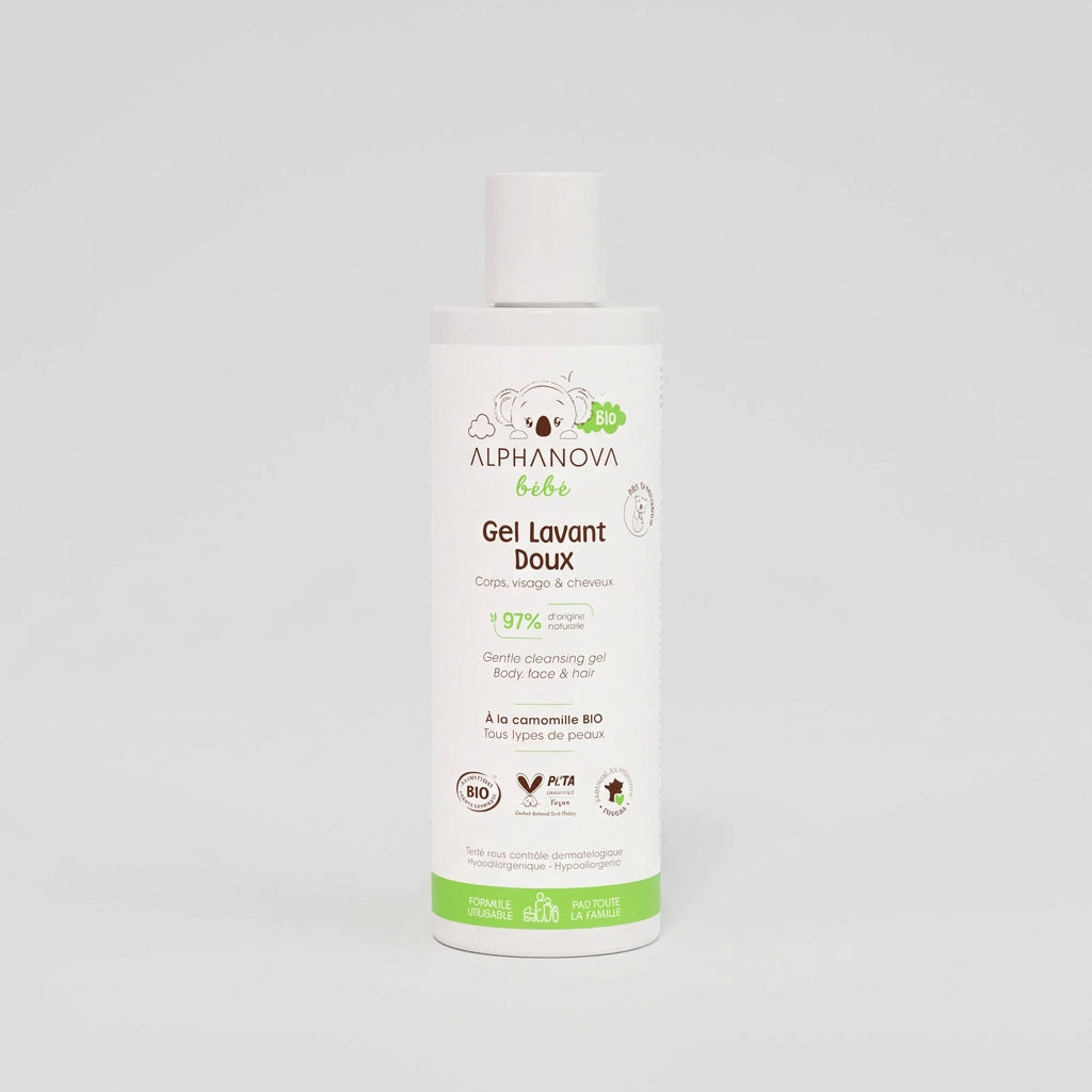 Alphanova Bebé Gel Dermolimpiador Bio 200ml - ALPHANOVA - cosmética