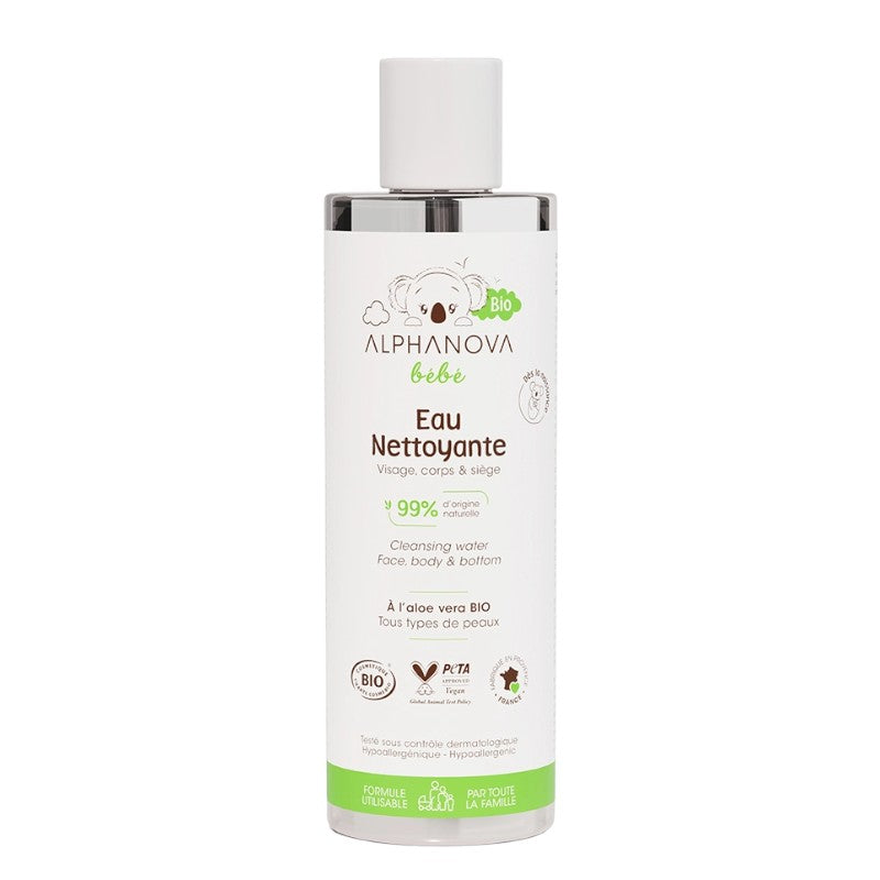 Alphanova Bebé Agua Limpiadora Bio 200ml - ALPHANOVA - cosmética