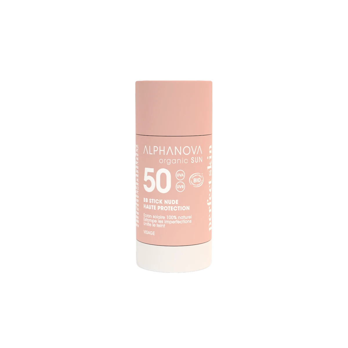 Alphanova Sun BB Stick Nude Perfect Skin SPF50+ Bio 17g - ALPHANOVA - cosmética
