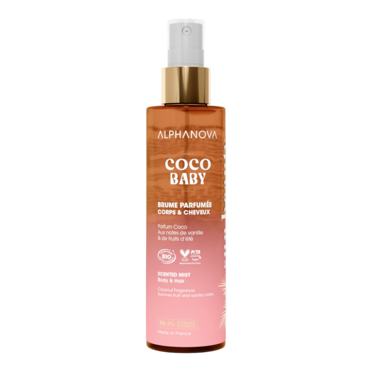 Alphanova Sun Bruma Bebé Cabello y Cuerpo Coco Bio 100ml - ALPHANOVA - cosmética