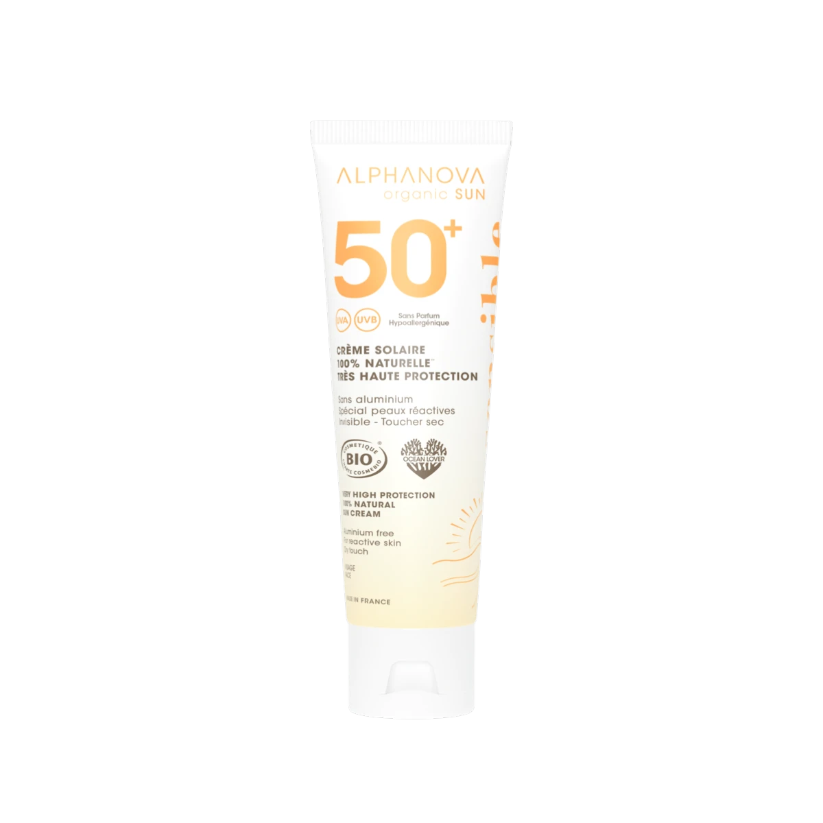 Alphanova Sun Crema Solar SPF50+ Sensible Bio 50g - ALPHANOVA - cosmética
