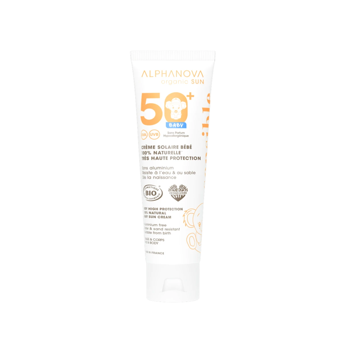 Alphanova Sun Crema Solar Bebé SPF50+ Bio 50g - ALPHANOVA - cosmética