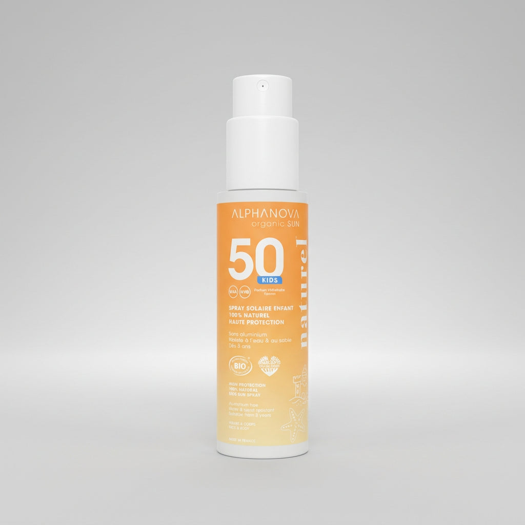 Alphanova Sun Spray Solar Niños SPF50 Bio 100g - ALPHANOVA - cosmética