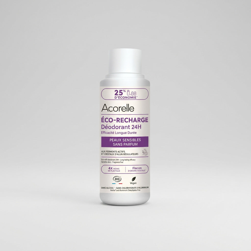 Acorelle Recarga Desodorante Roll-On 24h Piel Sensible 100ml - ACORELLE - cosmética natural