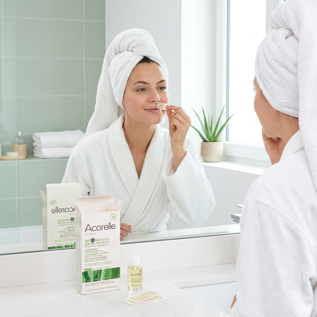 Acorelle Bandas de Cera Fría Facial 20uds+4 - ACORELLE - cosmética natural