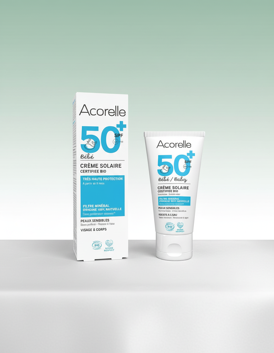 Acorelle Crema Solar para Bebé SPF50+ 50ml