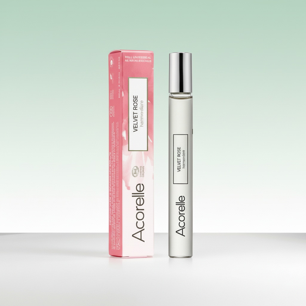 Acorelle Eau de Parfum Roll-On Velvet Rose 10ml - ACORELLE - cosmética natural