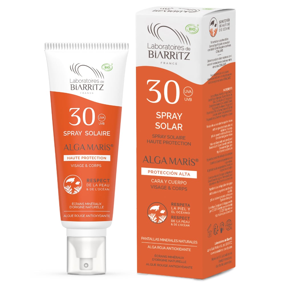 Laboratoires de Biarritz Spray Solar Cara y Cuerpo SPF30 100ml