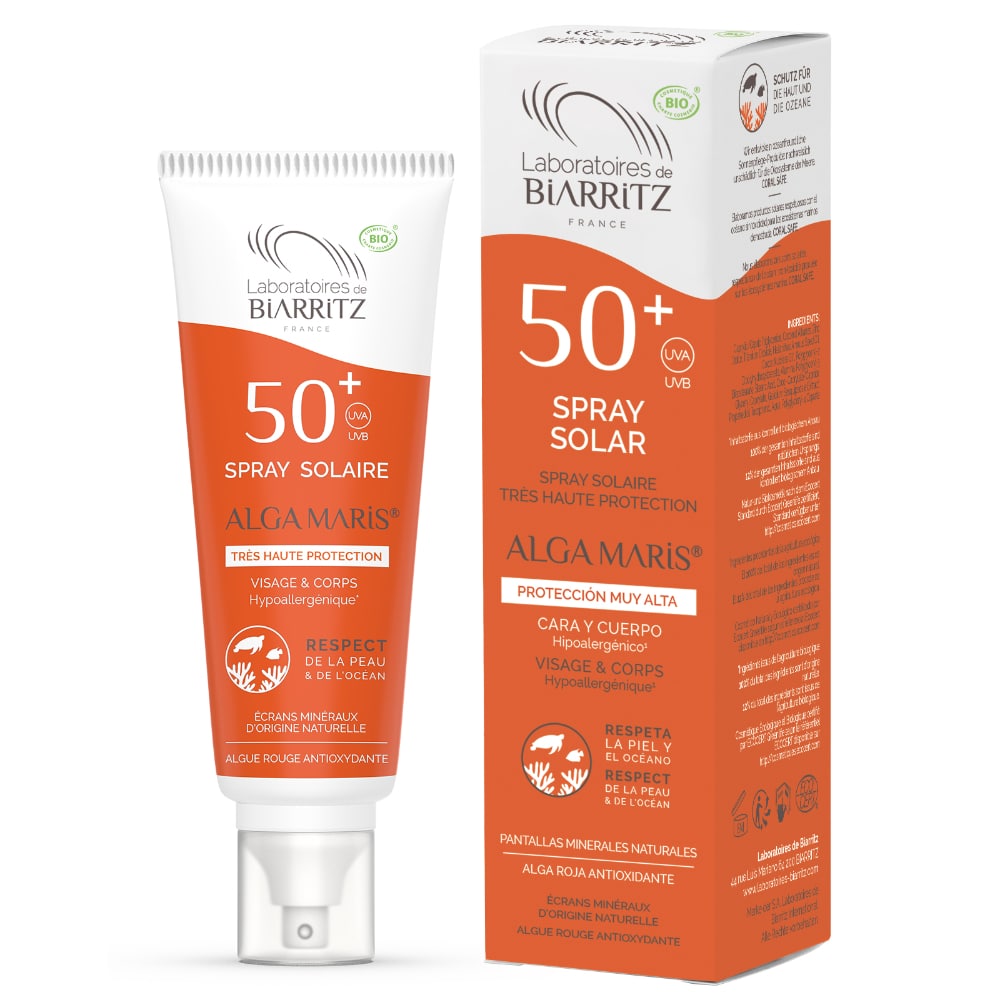Laboratoires de Biarritz Spray Solar Cara y Cuerpo SPF50+ 100ml