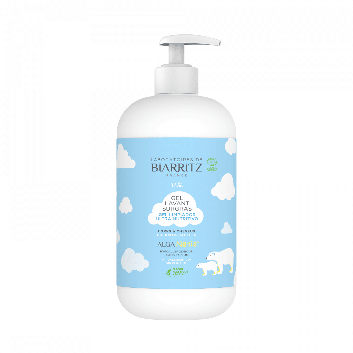 Laboratoires de Biarritz Gel Limpiador Bebé Alga Natis 500ml
