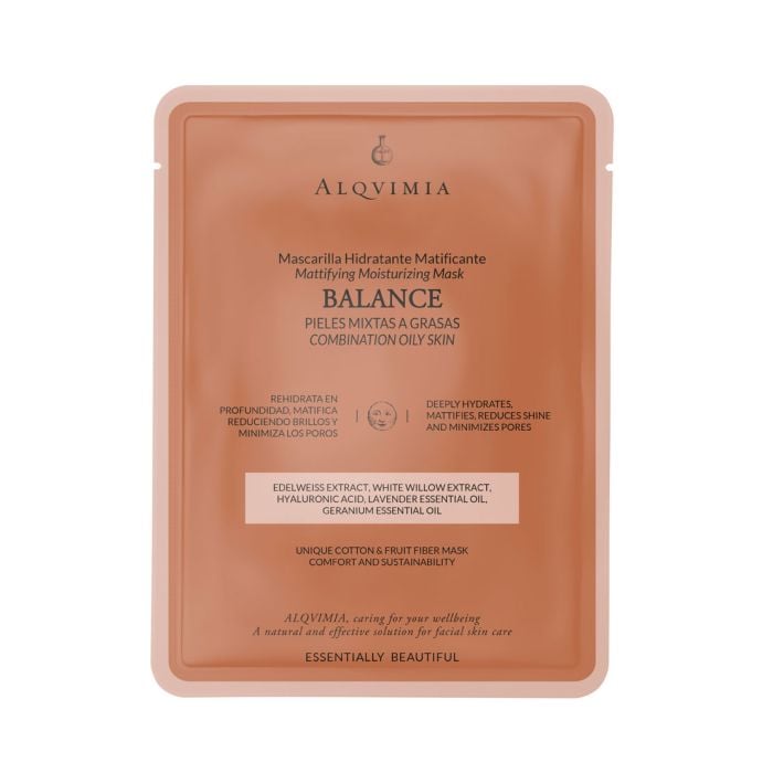Mascarilla balance de Alqvimia para cuidado facial natural