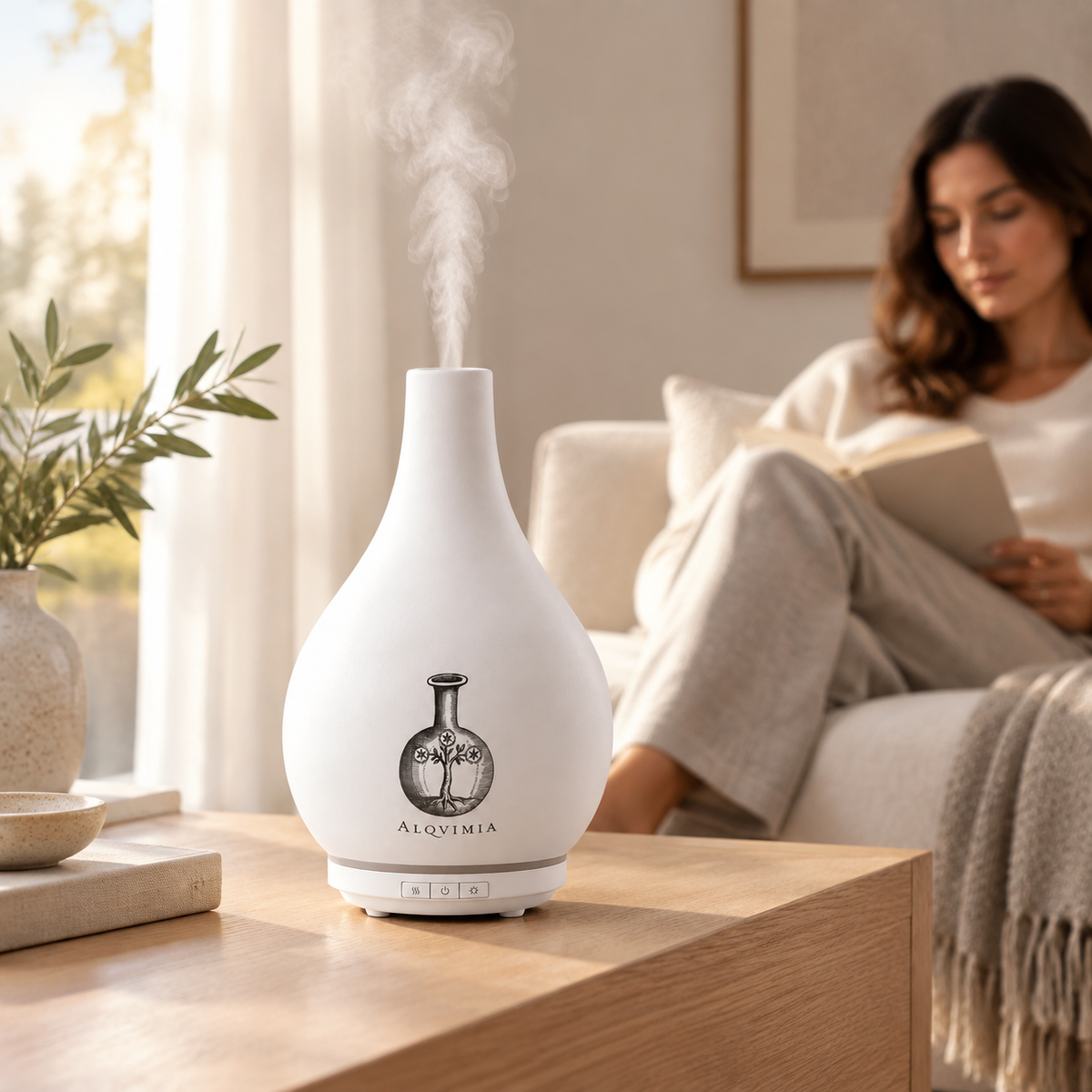 Alqvimia Matraz Difusor y Humidificador Ultrasónico - ALQVIMIA - cosmética natural