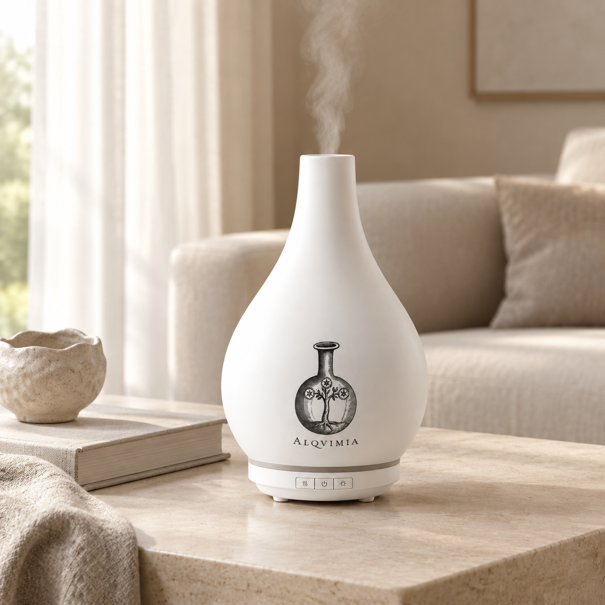 Alqvimia Matraz Difusor y Humidificador Ultrasónico - ALQVIMIA - cosmética natural